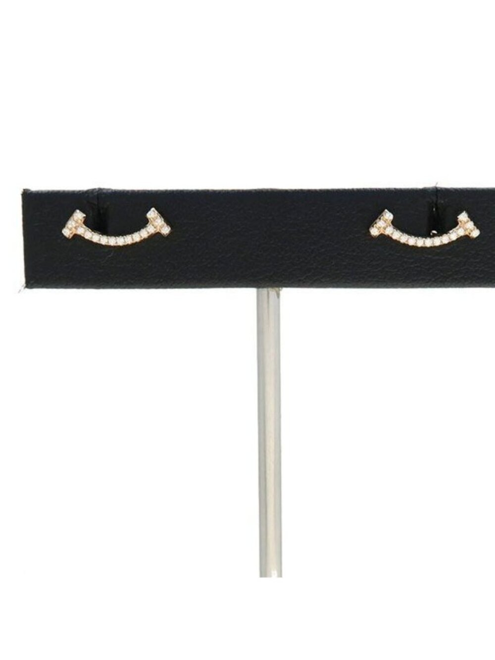 Tiffany & Co T Smile Diamond Earrings Mini